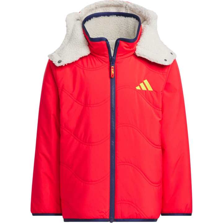 Adidas Adidas Padded Jacket Gemstone Red/Bauxite Brown Children Aged 3 7 Years Old