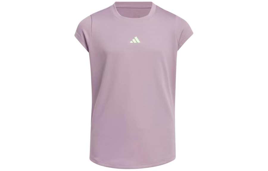 Adidas Adidas Kids' Top Kids' Apparel Heat Rdy Sport Crew Polo Shirt Purple Kids'