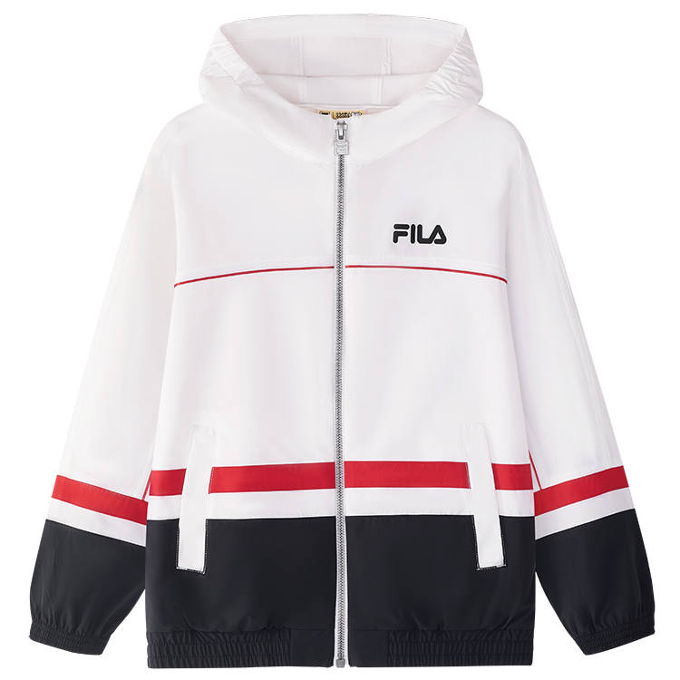 FILA KIDS Jacket Standard White Teenagers