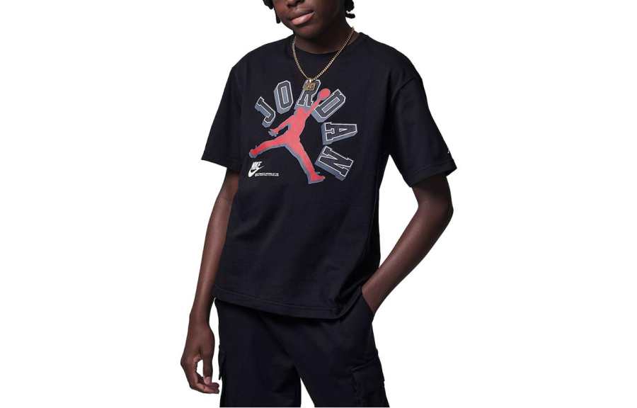 Jordan Jordan Varsity Jumpman T Shirt Black Kids'