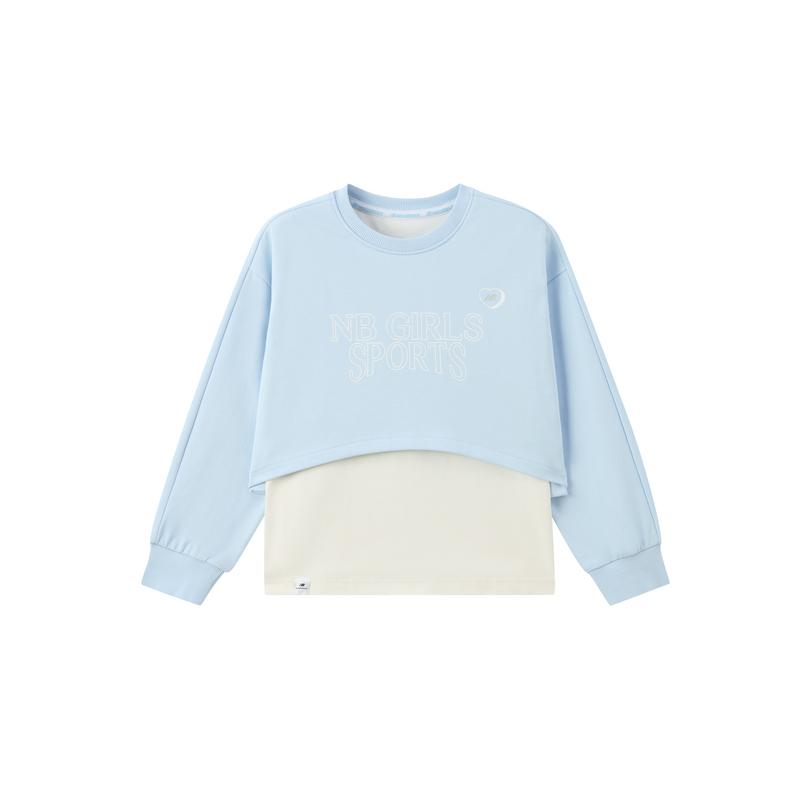 New Balance New Balance Sweatshirt Light Blue Children Aged 3 7 Years Old