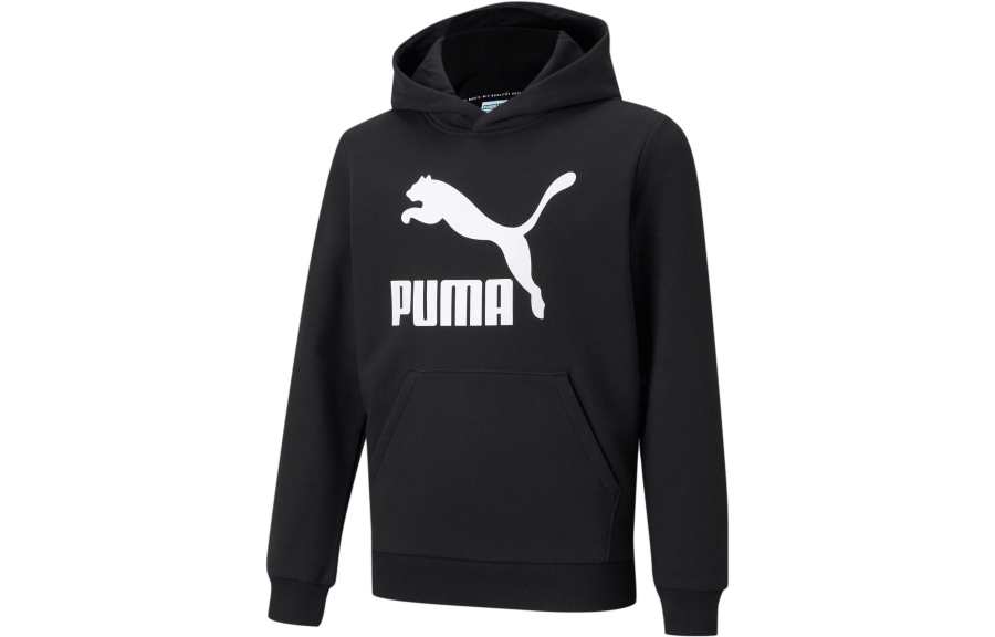 PUMA Sweat À Capuche Classics Logo Enfant Et Adolescent Sweatshirt Black Kids'