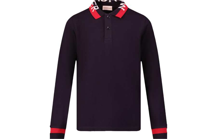 Moncler Kids Polo Shirts Polo Collar Moderate