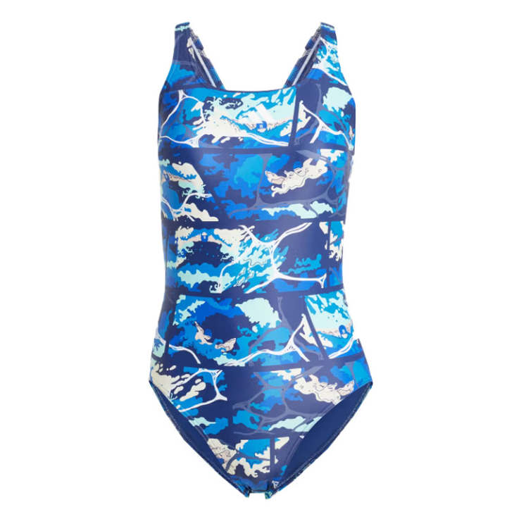 Adidas Adidas GRAPHIC C BACK SWIMSUIT One piece Swimsuit Women's Blue