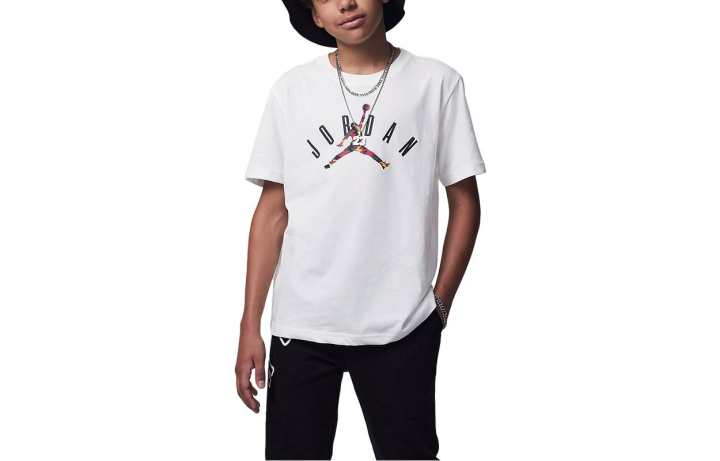 Jordan Jordan T Shirt Flight MVP Sail White Kids'