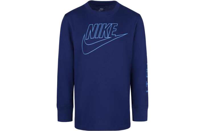 Nike Nike Amplfied Sleeve Hit Tee T Shirt Kids' Blue