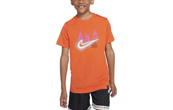 Nike Nike Kids T Shirts Crew Neck Moderate