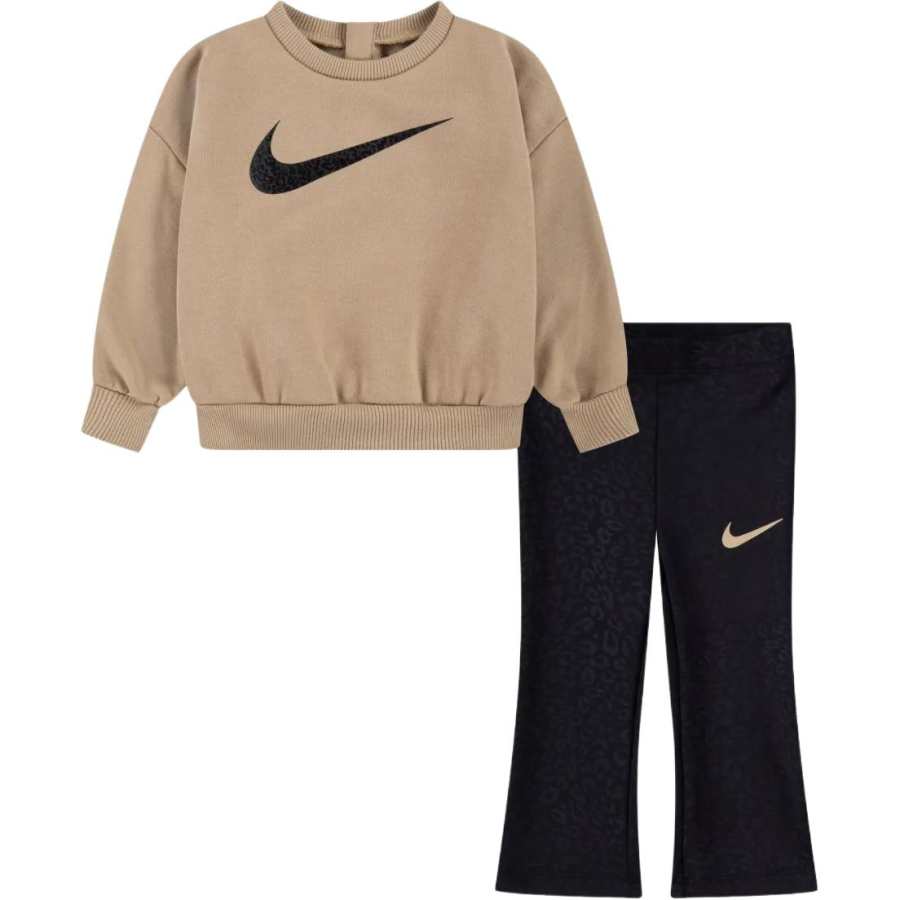 Nike Nike Dri FitSwoosh Spirit Casual Sportswear Brown/Black Color Children Aged 3 7 Years Old