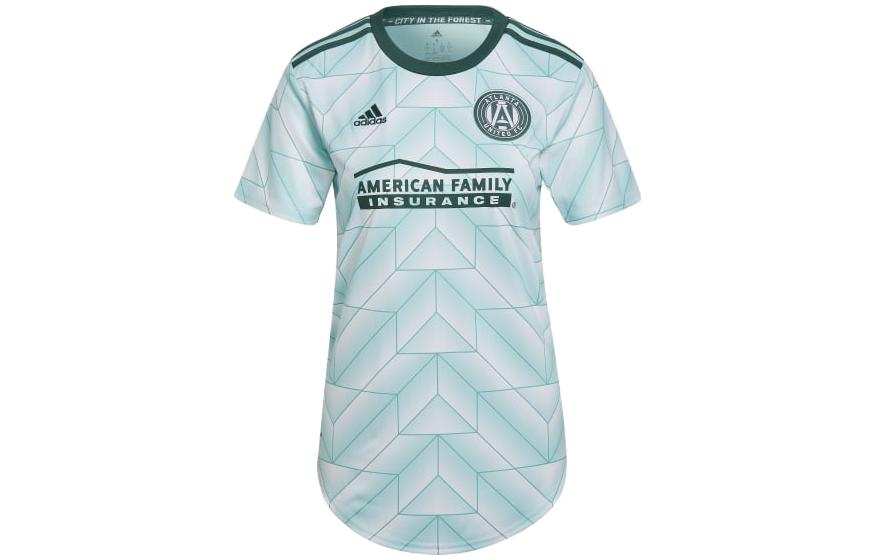 Adidas Adidas Atlanta United Soccer Jerseys Women's Blue Crew Neck Moderate