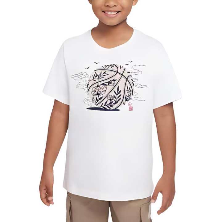 Jordan Jordan T Shirt White Children Aged 3 7 Years Old