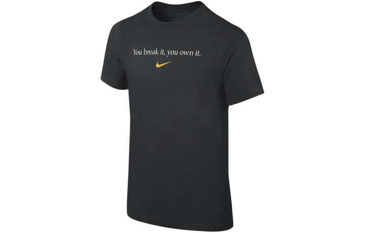 Nike Nike Kids T Shirts Crew Neck Moderate