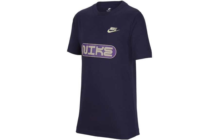 Nike Nike T Shirt Kids' Apparel Sportswear Purple Ink Kids'