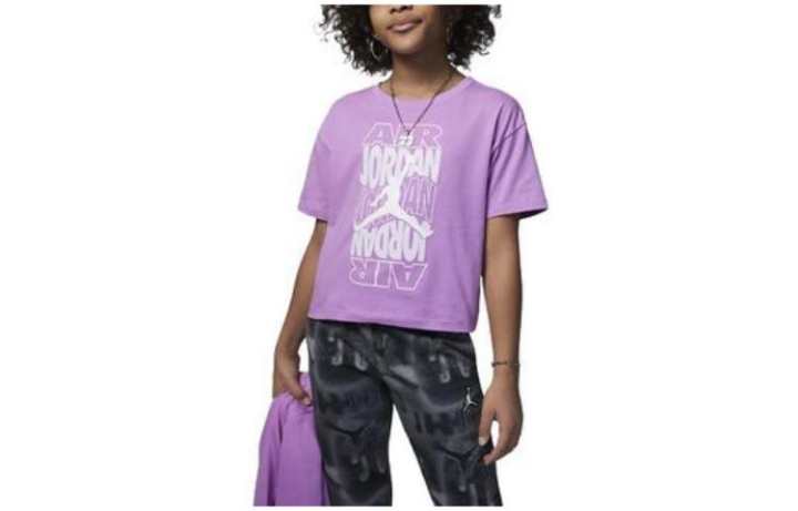 Jordan Jordan Kids T Shirts Crew Neck Moderate