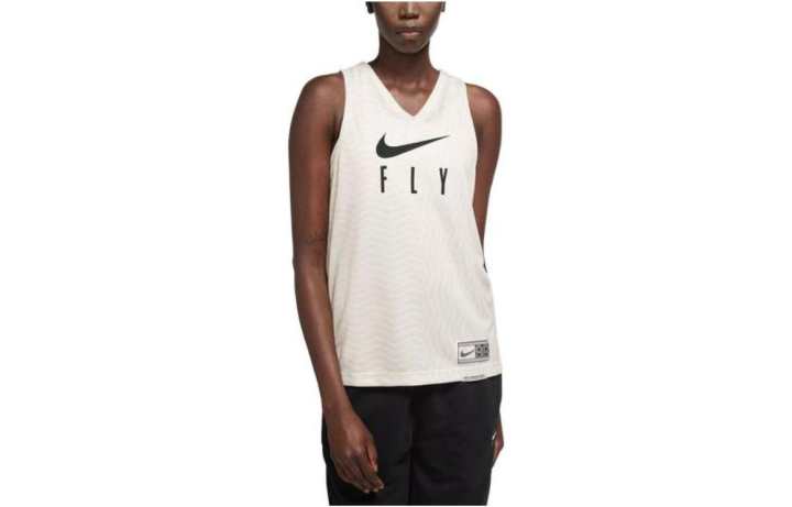 Nike Nike Basketball Jerseys Women's White V Neck Moderate