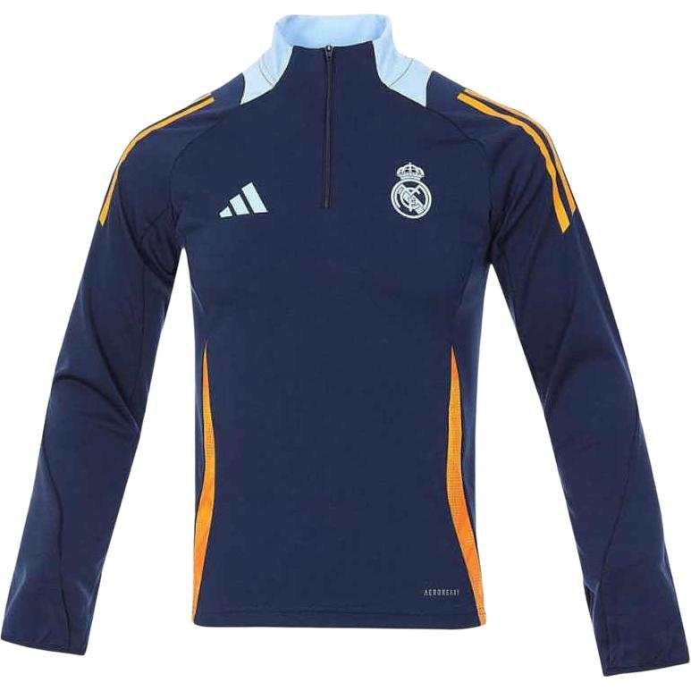 Adidas Adidas Sweatshirt Real Madrid C.F Navy Blue/Dark Orange Yellow/Glossy Finish Blue Teenagers