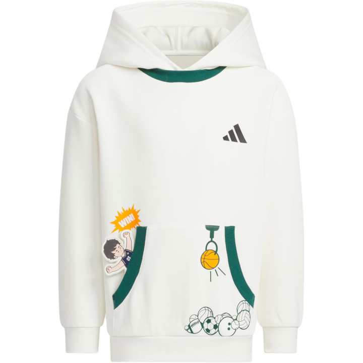Adidas Adidas Sweatshirt GRAPHIC Jade White/Forest Green Children Aged 3 7 Years Old