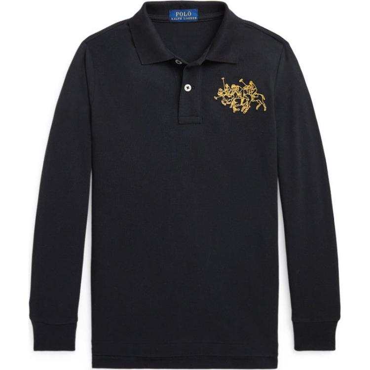 Polo Ralph Lauren T Shirt SS24 Standard Black Kids'