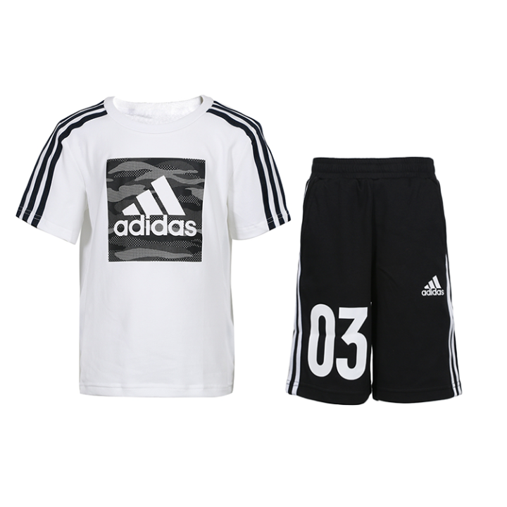 Adidas Adidas Casual Sportswear White/Black Children Aged 3 7 Years Old
