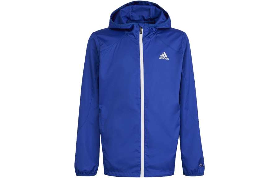 Adidas Adidas Kids Windbreaker Jackets Hooded Moderate