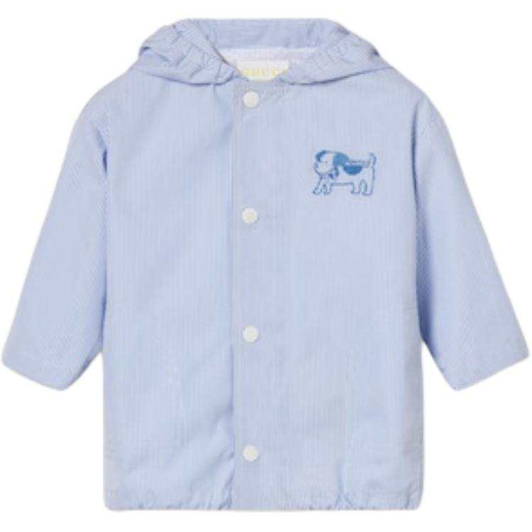 GUCCI Jackets & Coats SS25 Blue Infant And Toddler