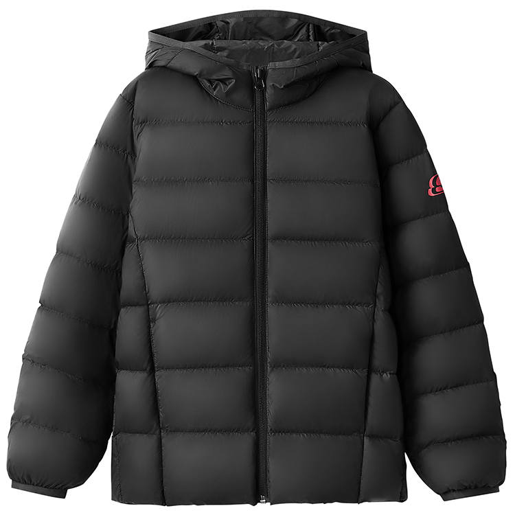 Skechers Kids Down Jacket Carbon Black Teenagers