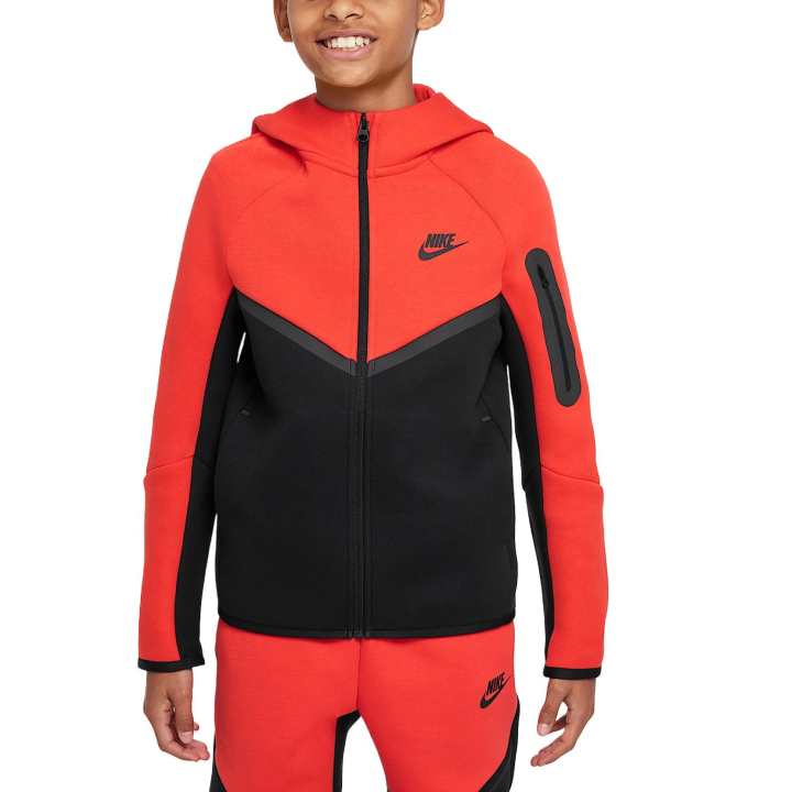 Nike Nike Sweatshirt Sportswear Tech Fleece Orange Teenagers