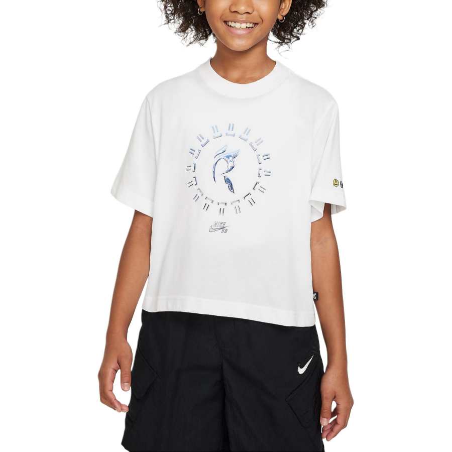 Nike Nike SB X Rayssa Leal Dri FIT T Shirt White Kids'