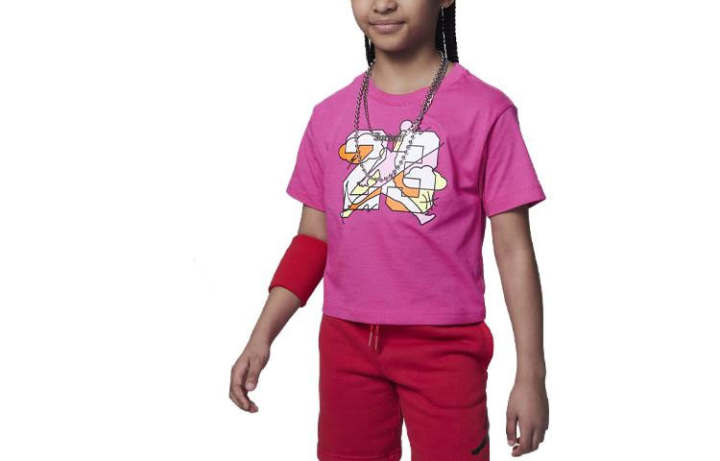 Jordan Jordan Kids T Shirts Crew Neck Moderate