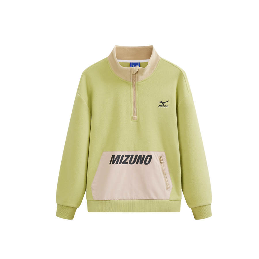 Mizuno Kids Sweatshirts Stand Collar Moderate