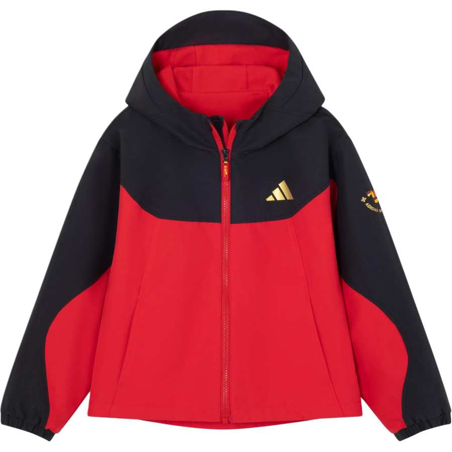 Adidas Adidas Jacket Sportswear Black Red Children Aged 3 7 Years Old