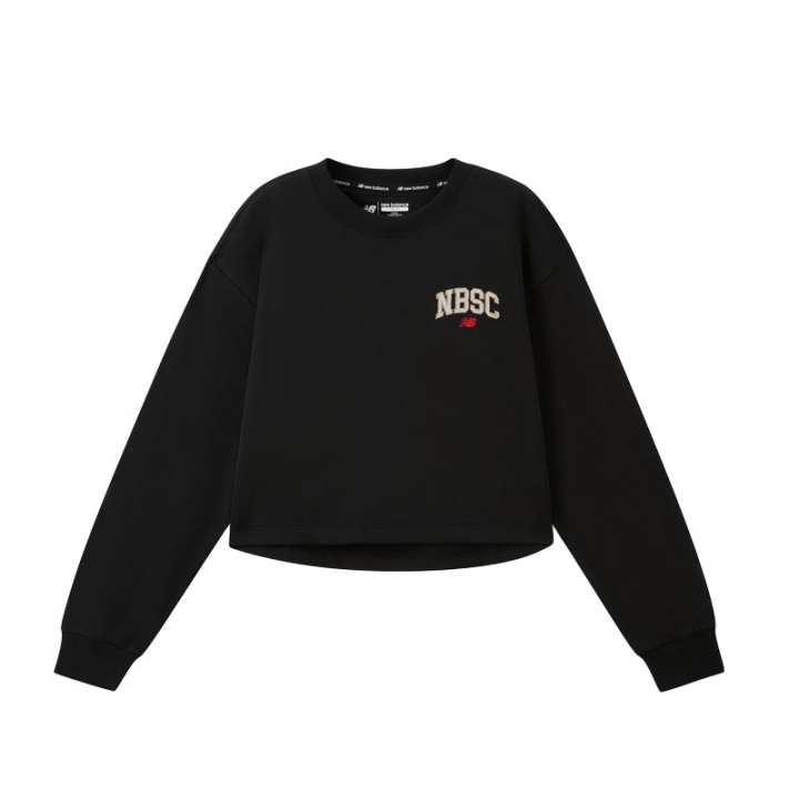 New Balance New Balance Sweatshirt NBSC Black Teenagers