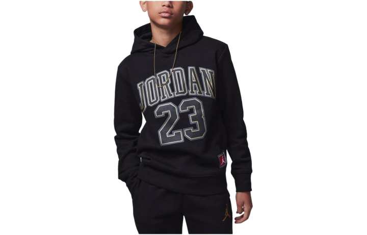 Jordan Jordan Sweatshirt Fleece Pullover Hoodie Black Kids'