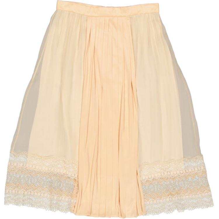 Burberry Casual Long Skirt Women's Orange