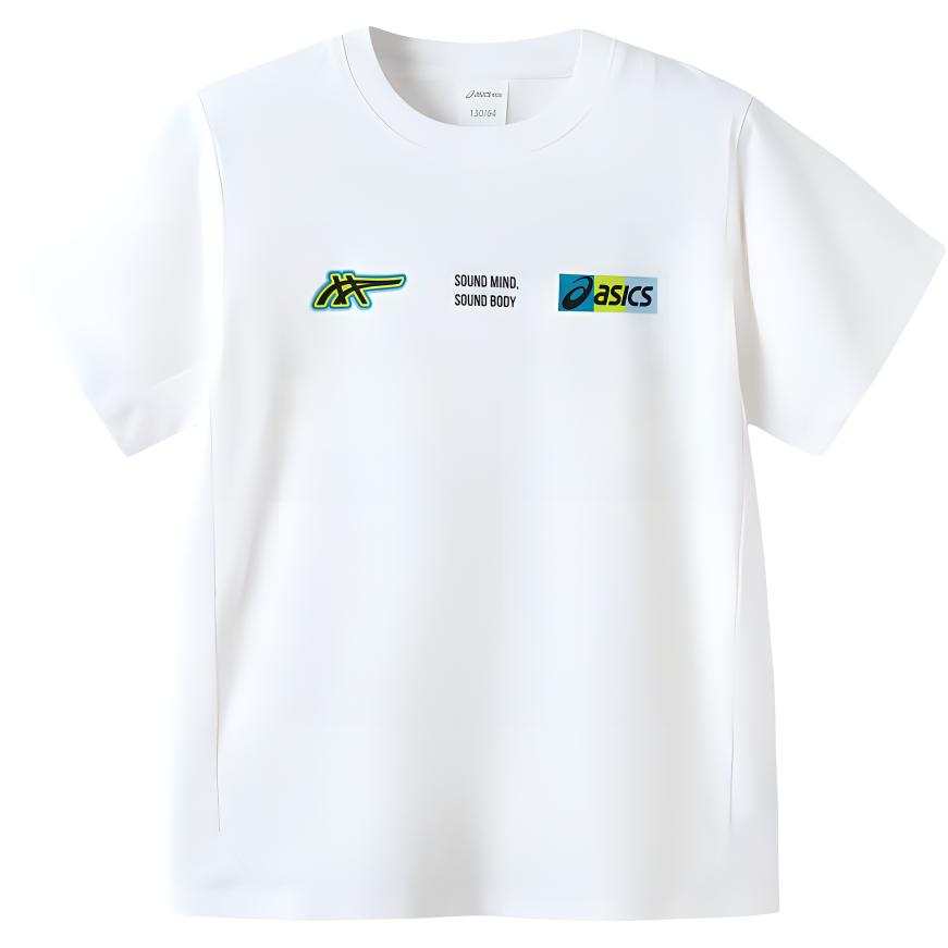 Asics SS24 T Shirt Raw White Teenagers