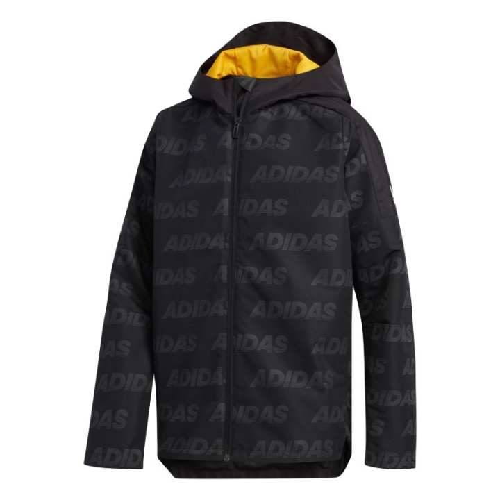 Adidas Adidas Jacket Black/Gold Children Aged 3 7 Years Old