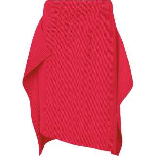 Homme Plissé Issey Miyake Casual Long Skirt Women's Red