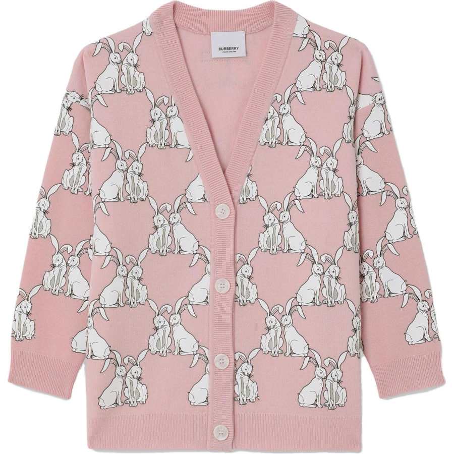 Burberry Sweater SS23 Frosted Pink Kids'