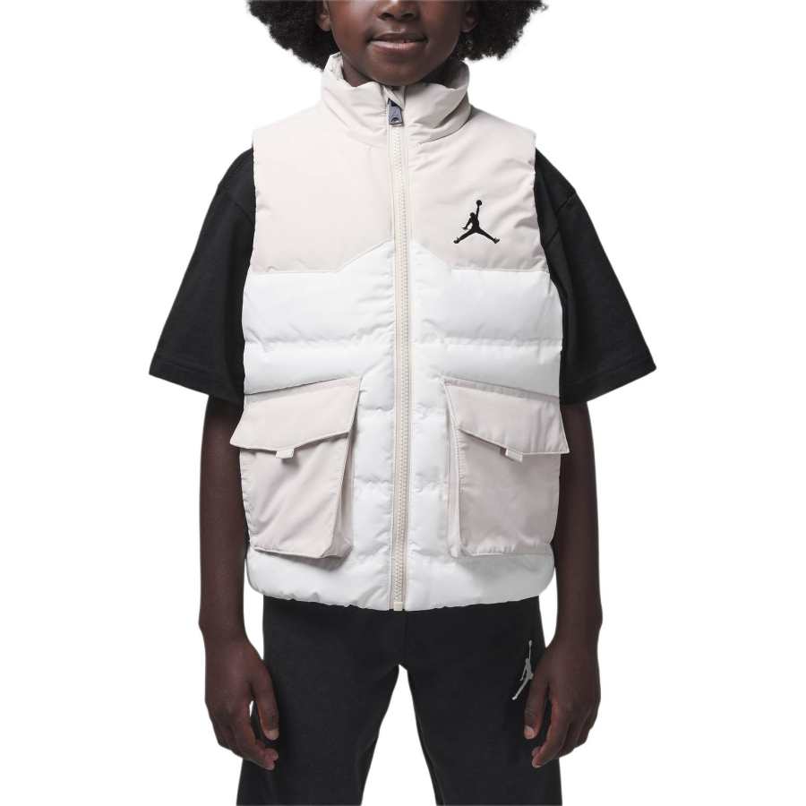 Jordan Jordan Down Vest Sail White Children Aged 3 7 Years Old