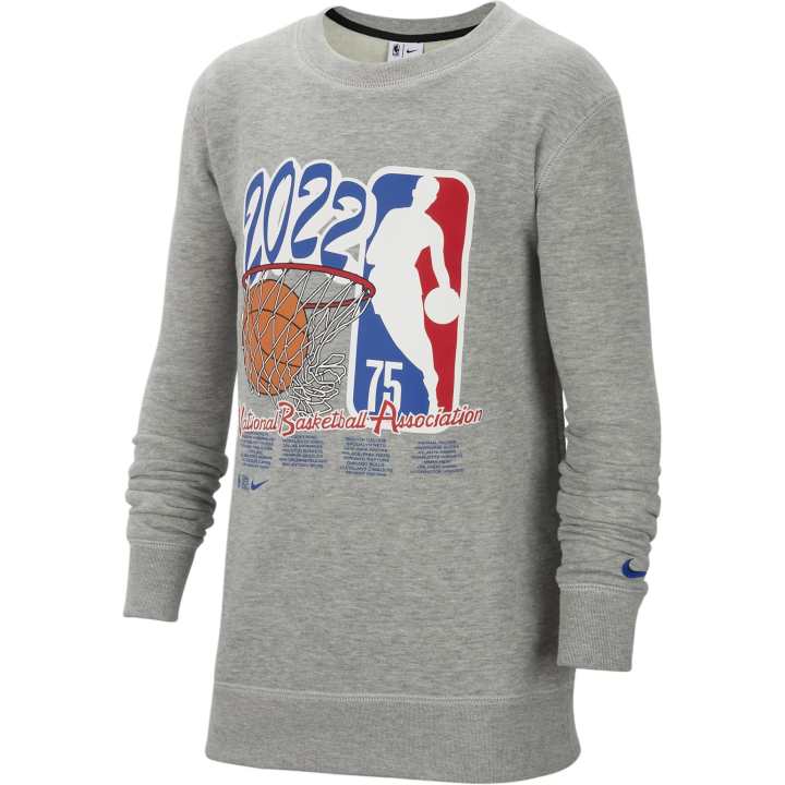 Nike Nike x NBA Sweatshirt Gray Kids'
