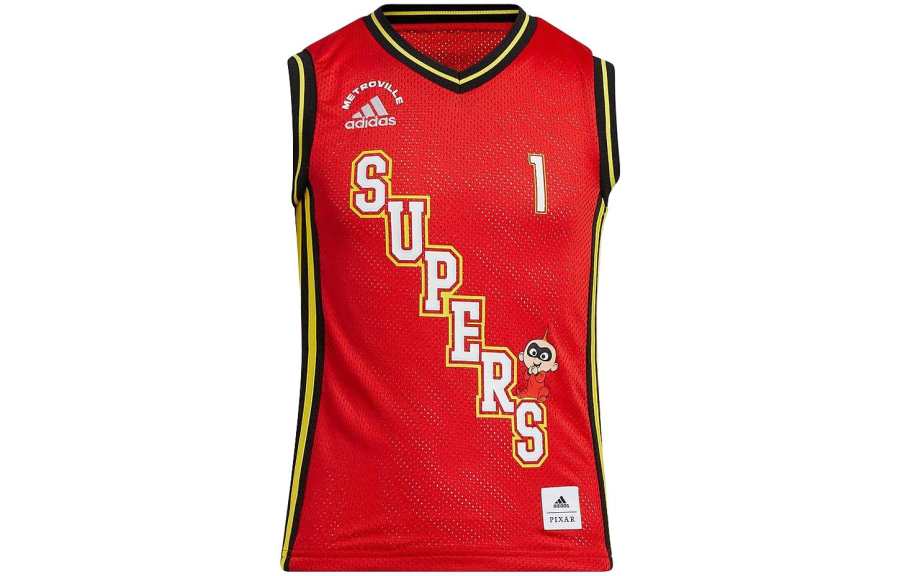 Adidas Adidas Basketball Apparel Red Kids'