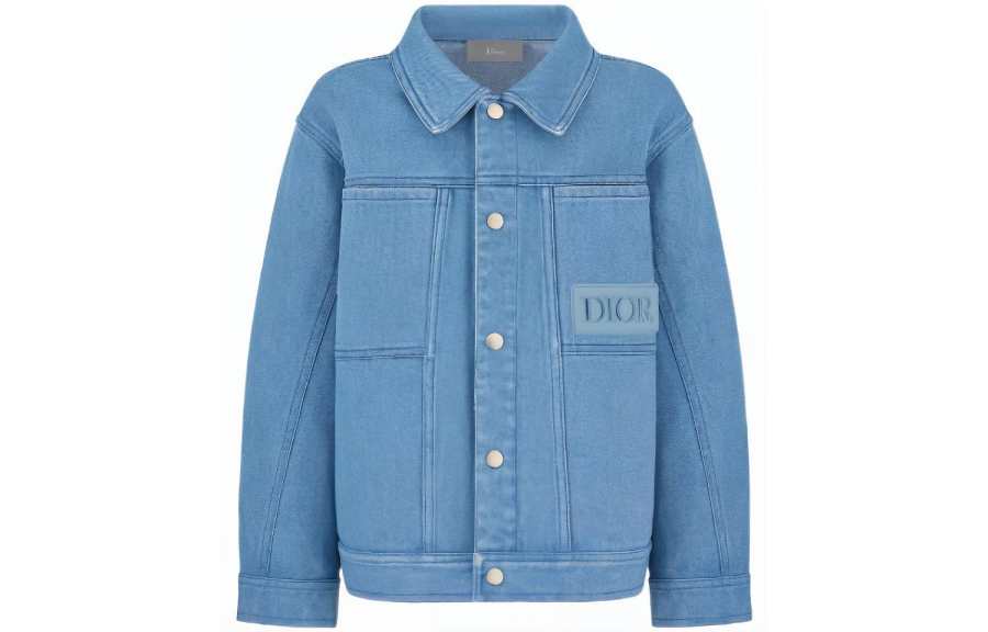 DIOR DIOR Kids' Denim Shirts Lapel Moderate