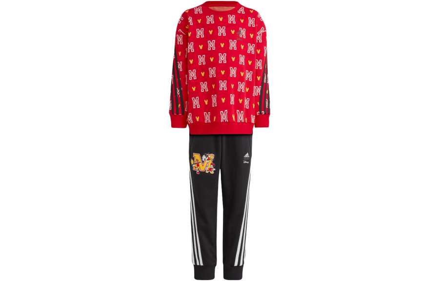 Adidas Adidas Letter Moderate Kids Sports Suit Spring And Autumn Kids'