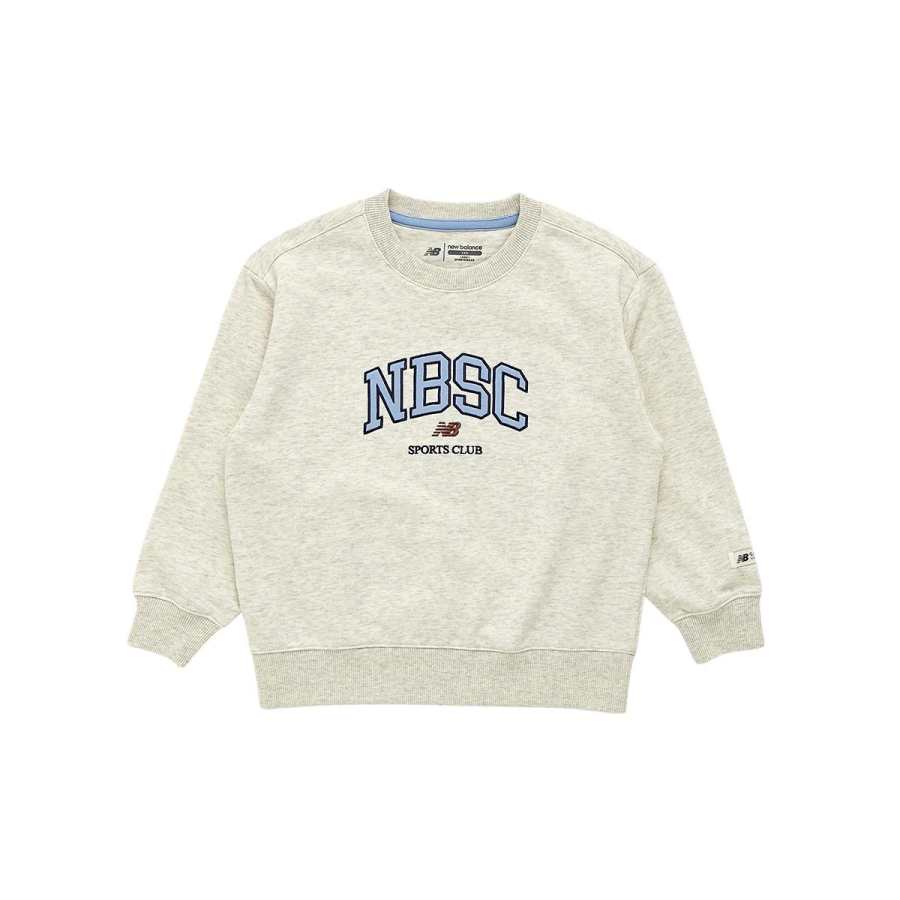 New Balance New Balance Sweatshirt Oats Gray Children Aged 3 7 Years Old
