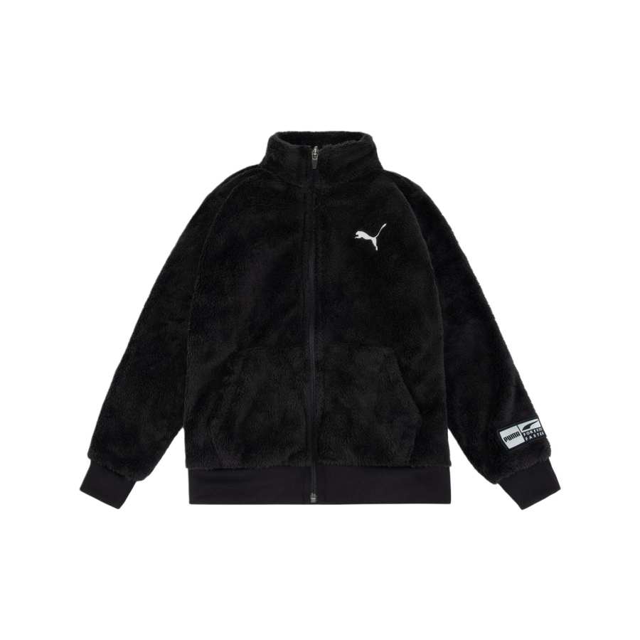 PUMA Velvet Jacket For Kids Black Kids'