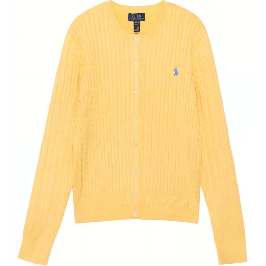 Polo Ralph Lauren Sweater SS22 Classic Version Yellow Teenagers