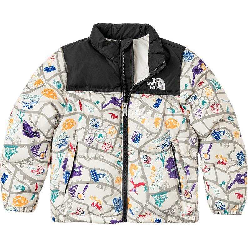 THE NORTH FACE Nuptse ICON96 Down Jacket Children Aged 3 7 Years Old Dune White