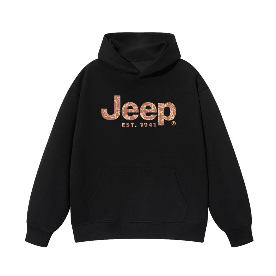 Jeep Grade School Sweatshirts Hooded Thickened