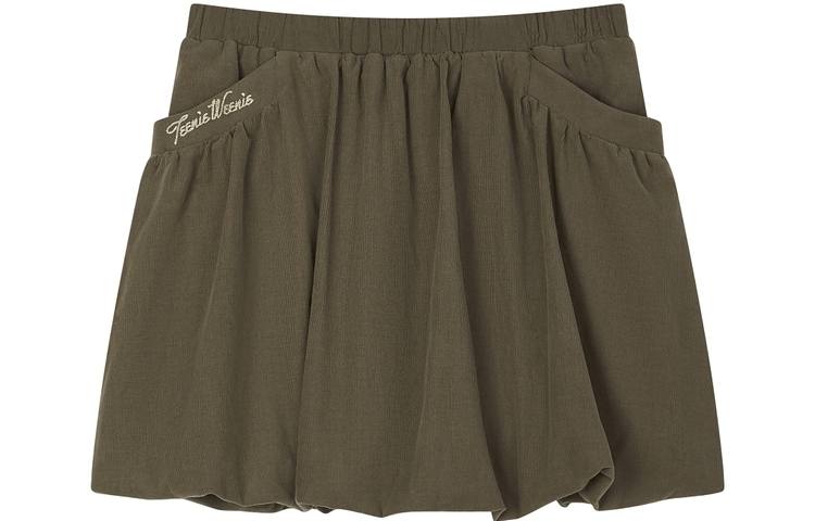 Teenie Weenie Casual Short Skirts Women's Army Green