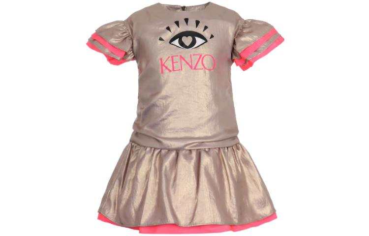 KENZO Kids Dresses Crew Neck Moderate