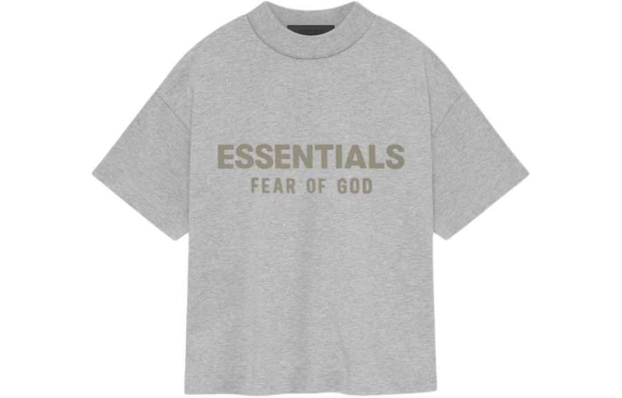 Fear Of God Essentials T Shirt SS24 Drop2 Kids Crewneck T Shirt Light Heather Grey Kids'